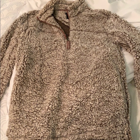 Sweaters - Brown/tan Sherpa